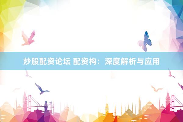 炒股配资论坛 配资构：深度解析与应用